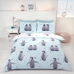 Starry Penguins Duvet Set