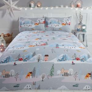 Winter Town Duvet Set