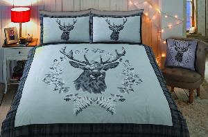 Angus Stag Flannelette Duvet Set