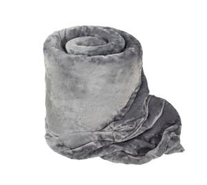 Mink Plain Dyed Soft Touch Faux Fur Blankets