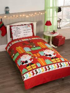 Santas List Duvet Cover Set