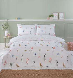 Pressed Flowers Duvet Cover Set