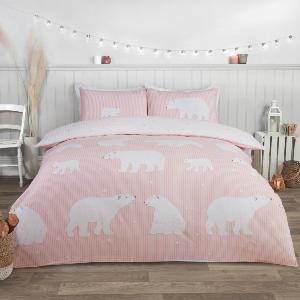 Polar Bear Brushed Cotton Duvet Set