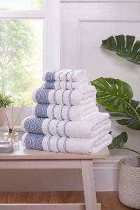 Dakota Stripe 6Pc Towel Bale Set