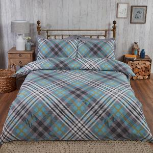 Tartan Brushed Cotton Duvet Set